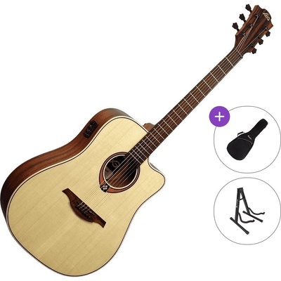 LÂG GUITARS Tramontane 88 T88DCE Standard SET Natural Електро-акустична китара Дреднаут