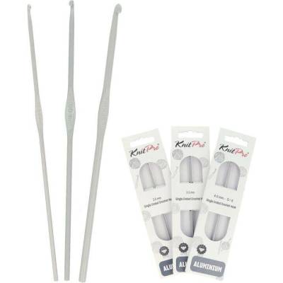 Hliníkový háček KnitPro Aluminium 15 cm