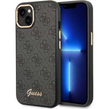 Image 1 of GUESS Гръб Guess PC/TPU 4G Metal Camera Outline Case за iPhone 14 - Черен