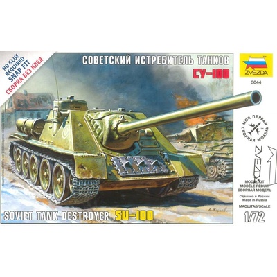 Zvezda Easy Kit stíhač tanků SU 100 ZV 5044 1:72
