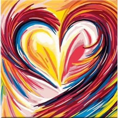 Zuty Мозайка Рисувано с дъга сърце