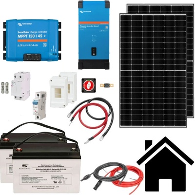 VSelektro Victron Mušov II 2×200Ah 3 × 380Wp