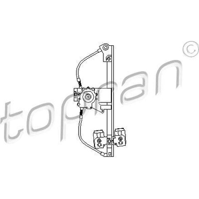 Mechanizmus zdvíhania okna TOPRAN 108 673
