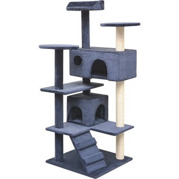 Petrashop škrabadlo pro kočky se sisalovými sloupky 67 x 67 x 125 cm