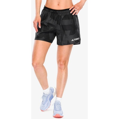 adidas bežecké kraťasy dámske Terrex Multi Light Shorts Printed black/carbon/black/bl