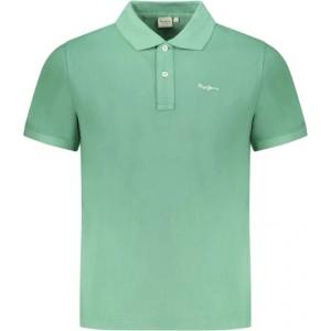 Pepe Jeans Мъжка тениска с яка Pepe Jeans, Размер M, Цвят Зелено (PM5400087OSCAR_VE671)