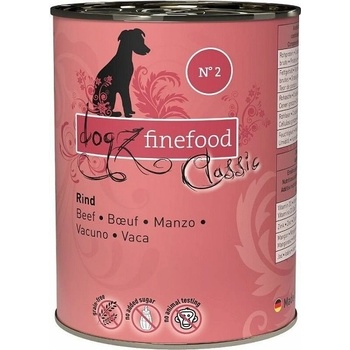 Dogz Finefood No.2 hovädzie 400 g