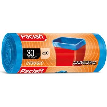 Paclan Vrecia na odpad CLASSIC 80l - 20ks (modré), 20µ
