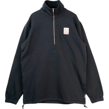 LAKOR Мъжки пуловер LAKOR Halfzip Wall of Wonder Patch Jumper - Moonless Night (017-4270-0112)