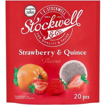 Stockwell & Co. Ovocný čaj s příchutí jahod a kdoulí 20 x 2 g