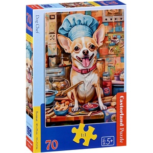 Castorland Пъзел Castorland от 70 части - Куче готвач - baby