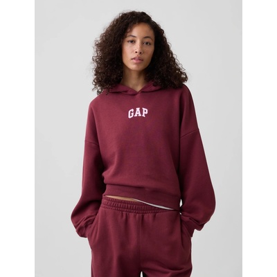 GAP Crop mikina s logom fialová