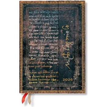 Paperblanks Планер Michelangelo, Midi, хоризонтален, твърда (1570181434)