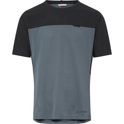 Vaude Мъжка фланелка с къс ръкав за колоездене Vaude Kuro Shirt II Cycling jersey - Heron Uni (056-3082-0511)