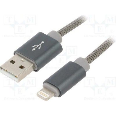 Gembird CC-USB2S-AMLM-2M-BG USB 2.0 2m šedý