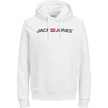 Jack & Jones pánska mikina JJECORP 12137054 white REG FIT