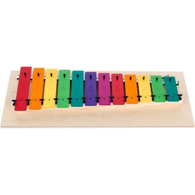 Goldon diatonický metalofon v barvách Boomwhackers 12 kamenů