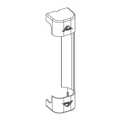 ROTO NX krytka ložiska nůžek P nastavitelné PVC R06.2M hl. černá mat
