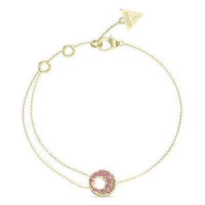 Guess stylový pozlacený náramek Blooming Summer JUBB05227JWYGPK
