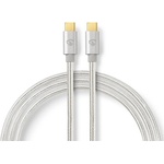 Nedis CCTB64700AL10 USB 3.2 Gen 1, USB-C щепсел - USB C (USBC) щепсел, кабел, 60W, 4K60Hz, 1 м (CCTB64700AL10)