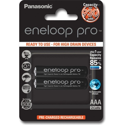 Panasonic Eneloop Pro AAA 930mAh 2ks 4HCDE/2BE