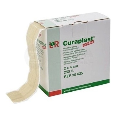 Curaplast Sensitive Poinjekčná náplasť 2 x 4 cm 1 rolka