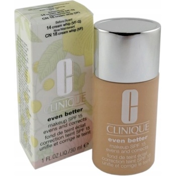 Clinique Even Better SPF15 Tekutý make-up pro sjednocení pleti CN 18 Cream Whip 30 ml