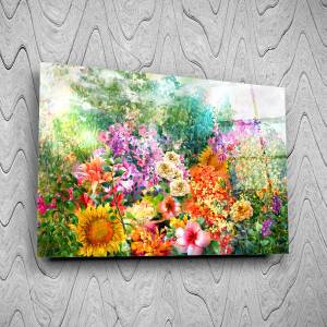 Art gift Стъклено АРТ пано - Полски цветя