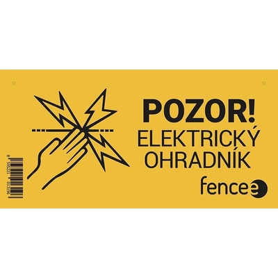 Výstražná tabulka Fencee