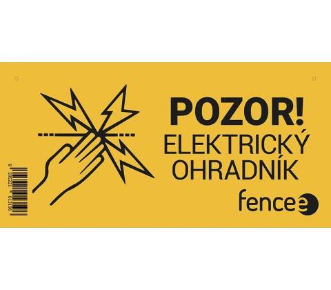 Výstražná tabulka Fencee