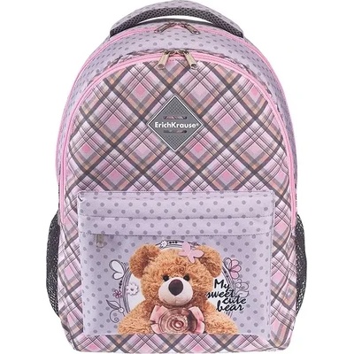 ErichKrause Ученическа раница ErichKrause EasyLine 20 л, Teddy Bear, с 2 отделения