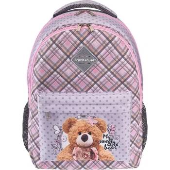ErichKrause Ученическа раница ErichKrause EasyLine 20 л, Teddy Bear, с 2 отделения