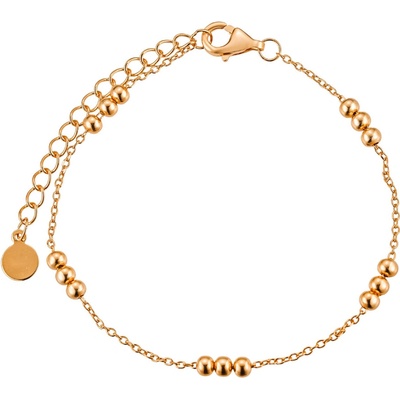 Olivie strieborný náramok s guličkami ROSE 8883