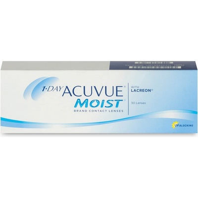 Johnson & Johnson 1-Day Acuvue Moist dioptrické 30 čoček – Hledejceny.cz