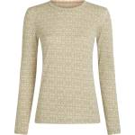 Icebreaker Дамско мериносово термобельо Icebreaker Women's Merino 260 Oasis L/S Crewe Alpine Geo Merino base layer - Undyed / Cumin / J - размер XS (115-2826-0211)