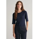 Gant SLIM LIGHTWEIGHT SS T SHIRT modrá