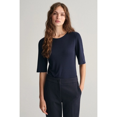 Gant SLIM LIGHTWEIGHT SS T SHIRT modrá