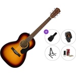 Fender CP-60S Parlor WN Premium SET Сунбурст Фолк китара