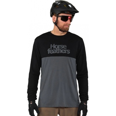 Horsefeathers Fury LS Black Gray
