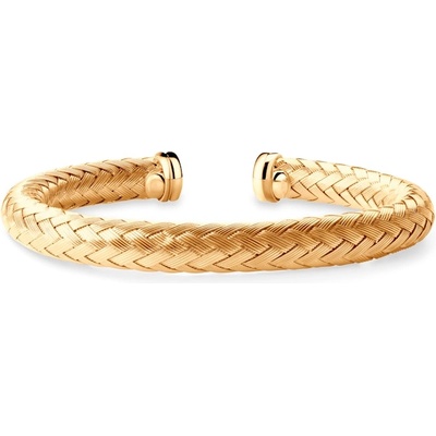 SAVICKI Гривна 6 мм: позлатено сребро