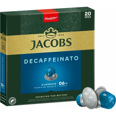 Jacobs Decaffeinato intenzita 6 pro Nespresso 20 ks