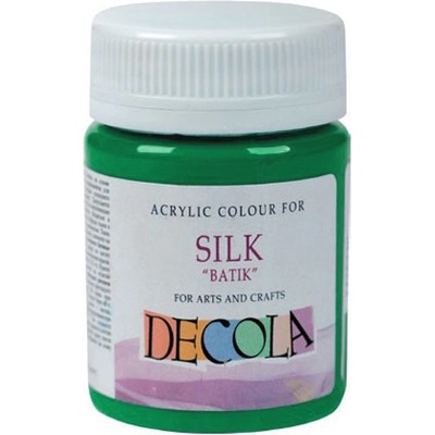 Deco Batik Akrylová barva na hedvábí 50 ml 722 Green medium – Zboží Dáma