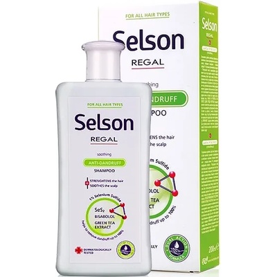 Regal Selson Успокояващ шампоан против пърхот, 200 ml