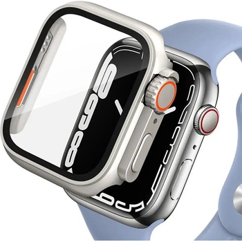 Tech-Protect Кейс Tech-Protect Defense360 за Apple Watch 4 / 5 / 6 / SE (44mm), титаниево и оранжево (9490713934807)