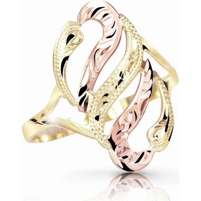 Zodiax Zlatý prsten s červeným zlatem 979