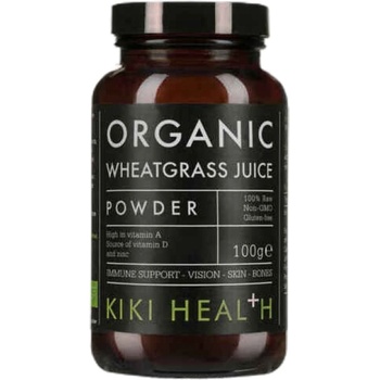 Image 1 of KIKI Health Organic Wheatgrass Juice Powder [100 грама]