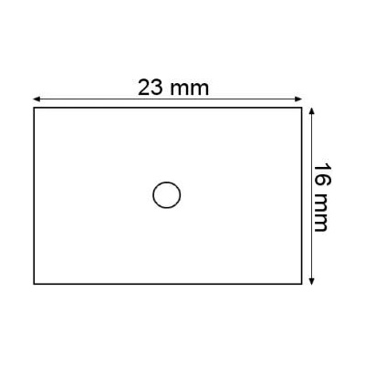 Motex Etikety 16x23 pre1623 cenovka biela obdĺžnikové