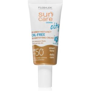 FLOSLEK Sun Care Derma City BB матиращ ВВ крем не съдържа олио SPF 50+ 30ml