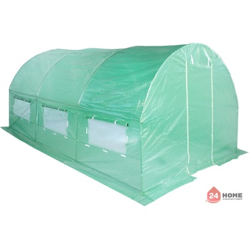 Sunny Оранжерия SUNNY 10 кв м (4x2.5x2м) UV+, 170 гр/кв, с 2 врати, подсилена