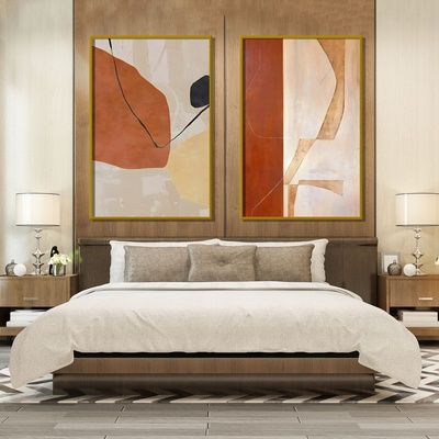 Decono Картини Абстракт с Керемиден Акцент